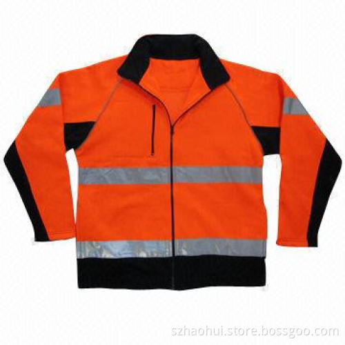 Hivis men's sweatshirt with reflector tape
